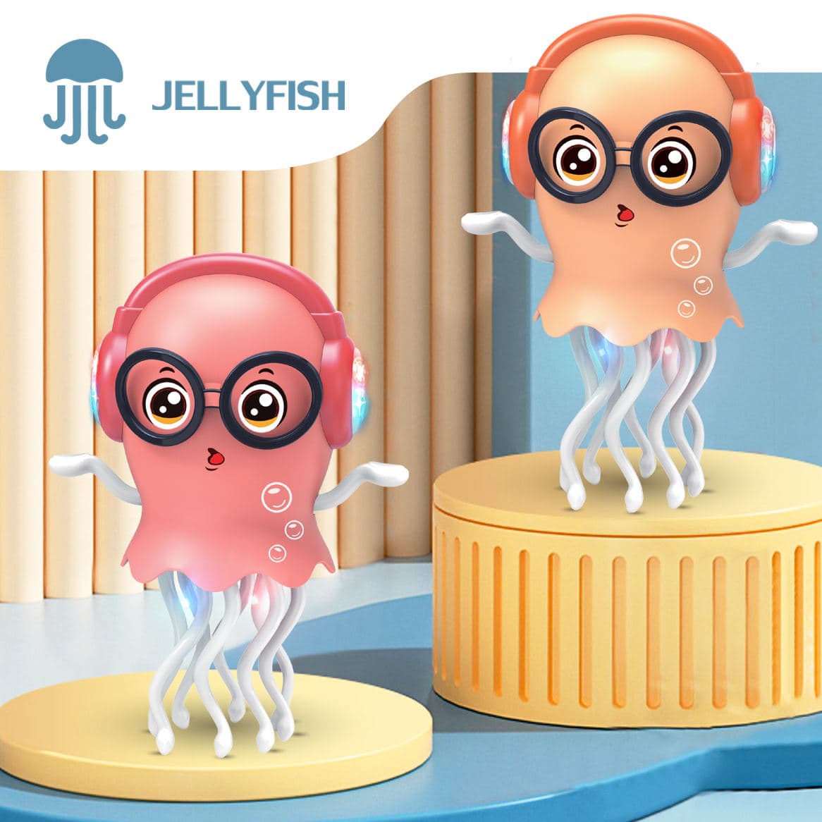 Customized Children's Octopus Music Dancing Toys Electric Jellyfish