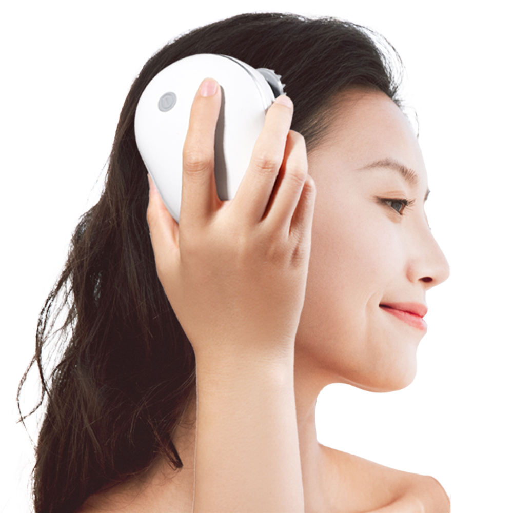 Electric Scalp Massager Portable Head Scratcher with Tissue Kneading Nodes